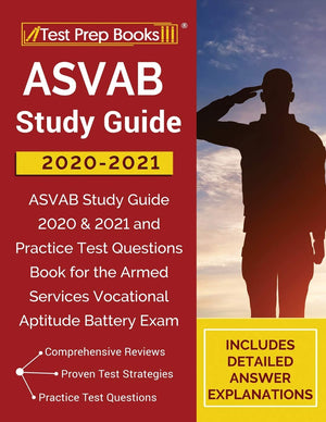 Asvab Study Guide 20202021: Asvab Study Guide 2020 & 2021 And Practice Test Questions Book For The Armed Services Vocational Ap,Used