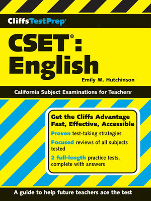 CliffsTestPrep CSET: English,Used