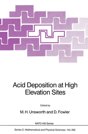 Acid Deposition at High Elevation Sites (Nato Science Series C:, 252),Used