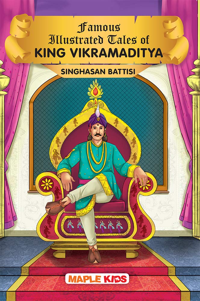 Vikramaditya Stories (Illustrated) For Kids - Singhasan Battisi