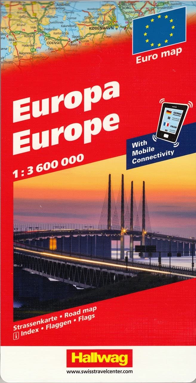 Europe Road map with Distoguide and 