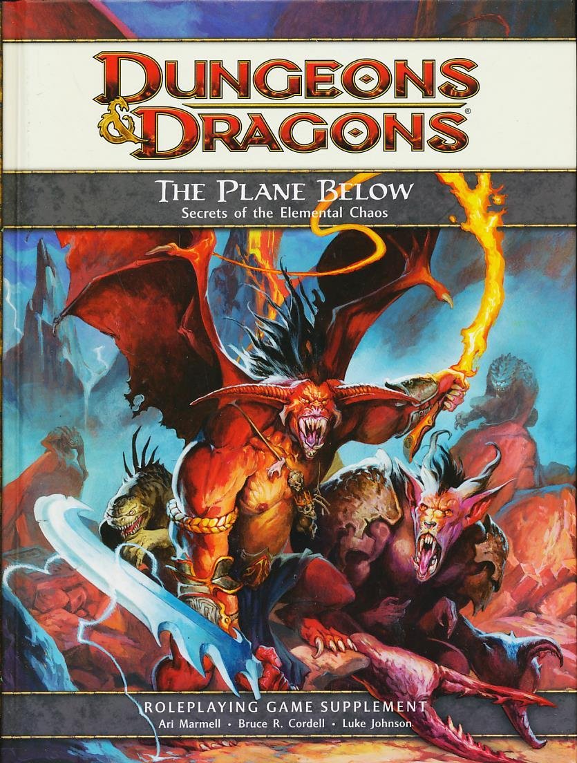 The Plane Below: Secrets of the Elemental Chaos: A 4th Edition D&D Supplement,Used