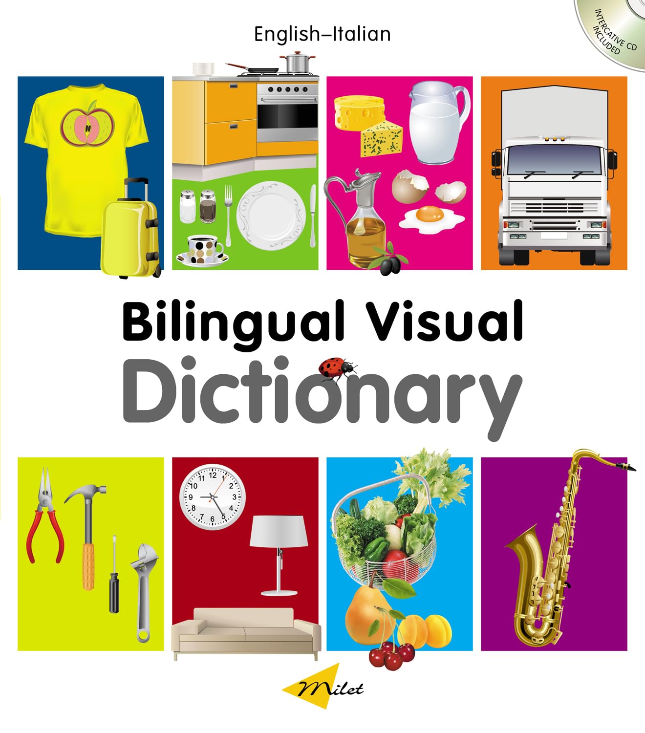 Milet Bilingual Visual Dictionary (EnglishItalian) (Italian and English Edition),Used
