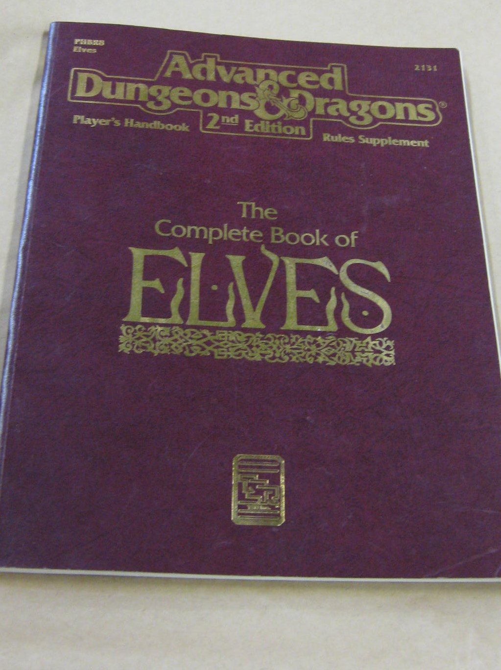 The Complete Book Of Elves (Advanced Dungeons & Dragons, Player'S Handbook Rules Supplement #2131