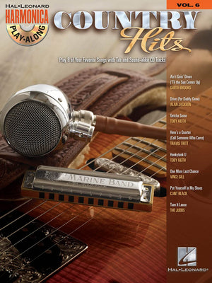 Country Hits: Harmonica PlayAlong Volume 6,Used