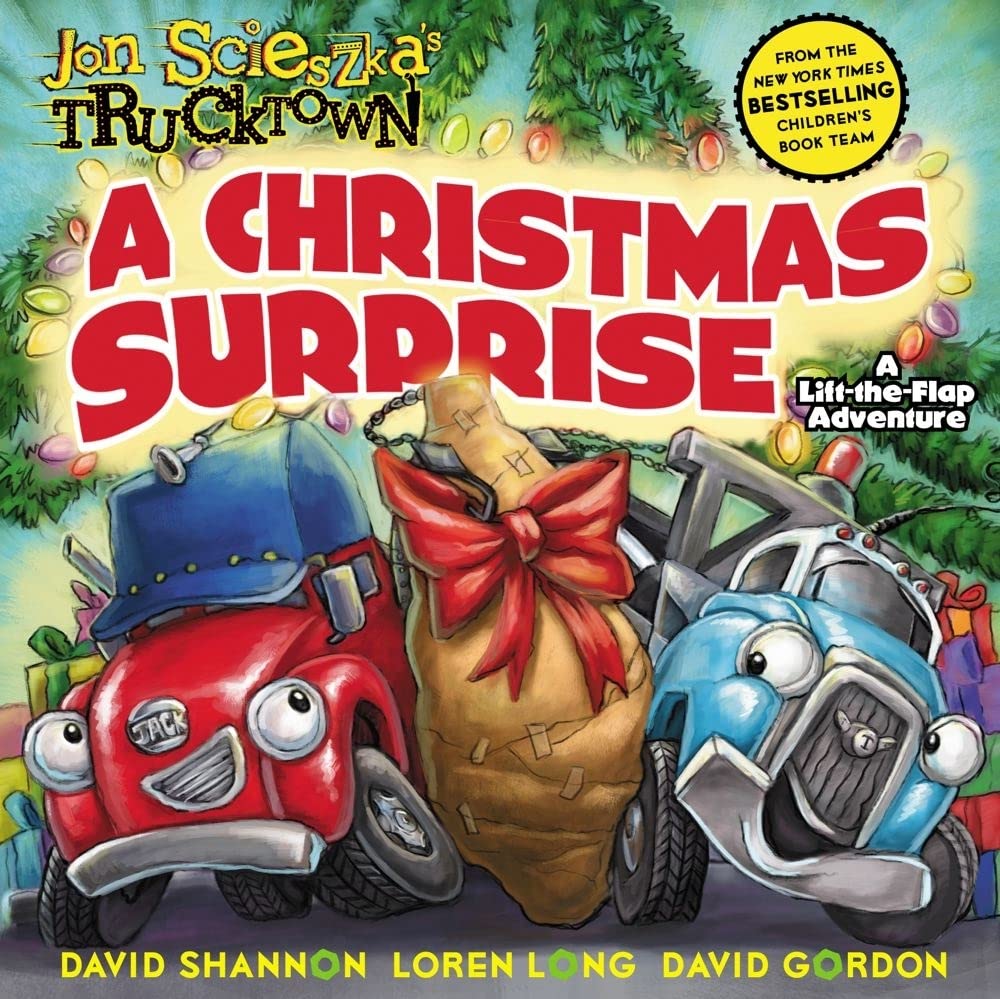 A Christmas Surprise: A LifttheFlap Adventure (Jon Scieszka's Trucktown),Used