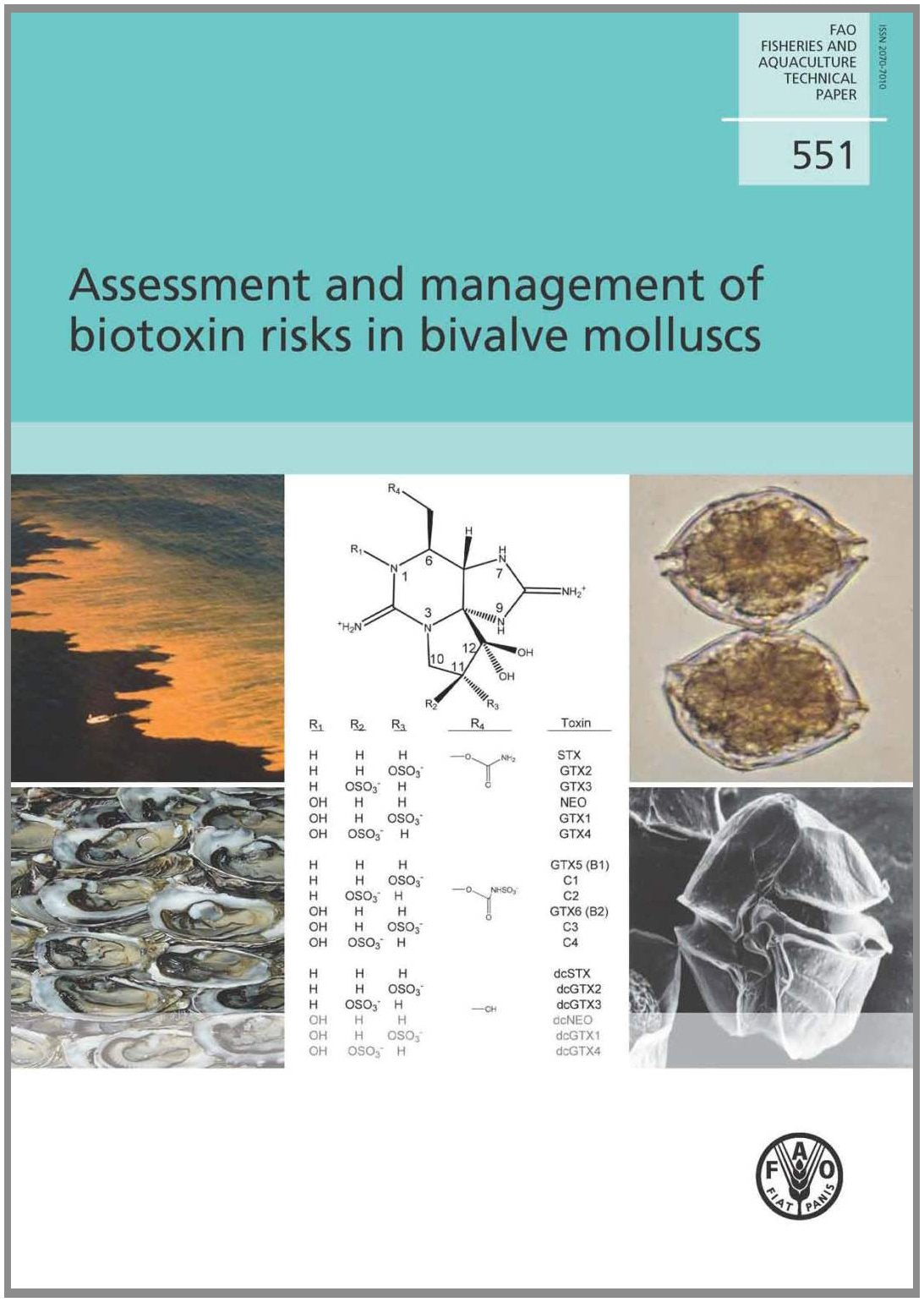 Assessment and Management of Biotoxin Risks in Bivalve Molluscs (FAO Fisheries and Aquaculture Technical Papers),Used