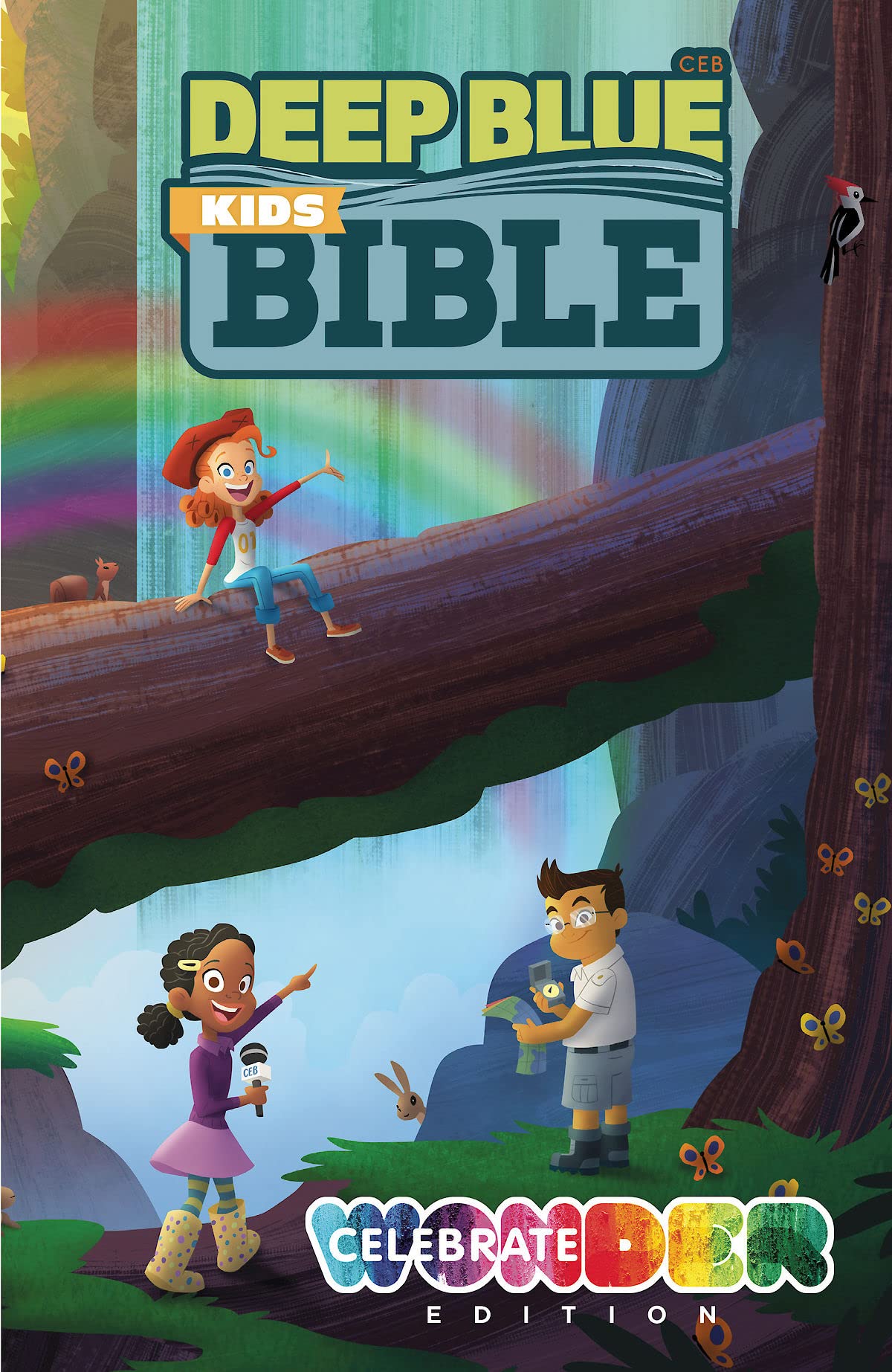 Ceb Deep Blue Kids Bible, Celebrate Wonder Edition,Used