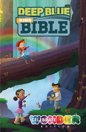 Ceb Deep Blue Kids Bible, Celebrate Wonder Edition,Used