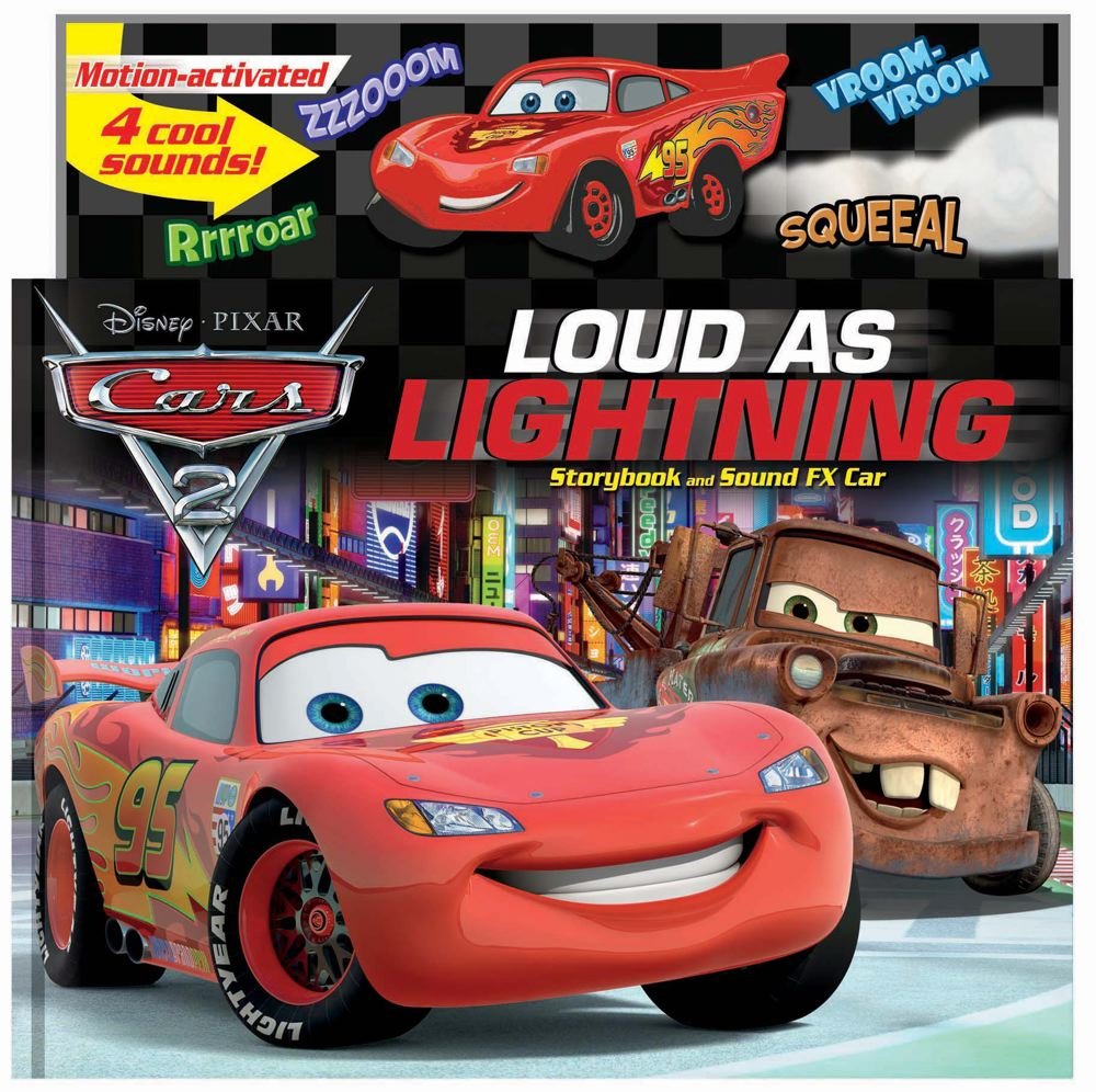 Loud As Lightning: Storybook and Sound FX Car (Disney/Pixar Cars),Used