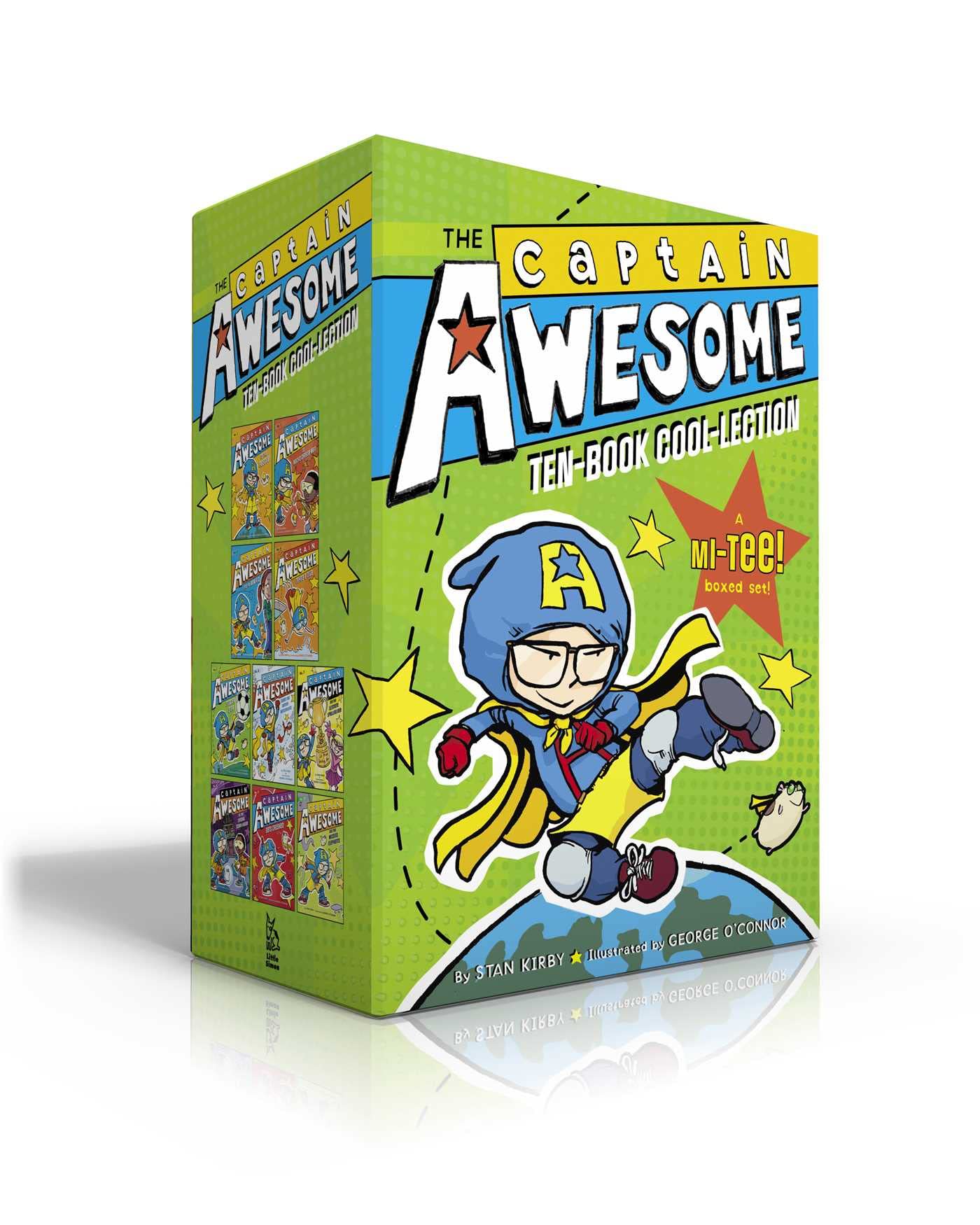 The Captain Awesome Tenbook Coollection (Boxed Set): Captain Awesome To The Rescue!; Vs. Nacho Cheese Man; And The New Kid; Ta,Used