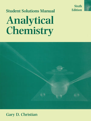 Analytical Chemistry 6E St Sol Wse-new