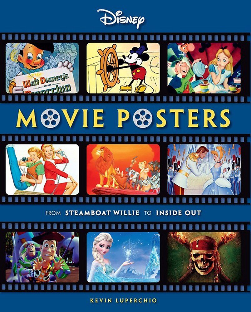 Disney Movie Posters: From Steamboat Willie to Inside Out (Disney Editions Deluxe (Film)),Used