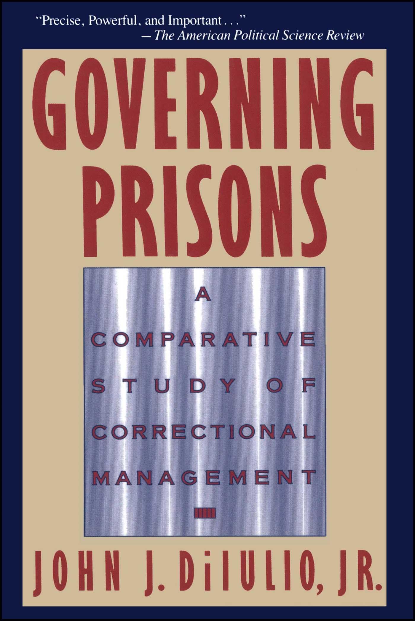 Governing Prisons,New