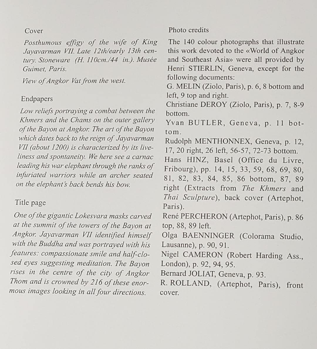 Angkor and Khmer Art,Used