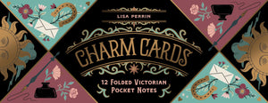 CHRONICLE BOOKS Luck, Love & Dreams Charm Cards  12 Folded Victorian Pocket Notes