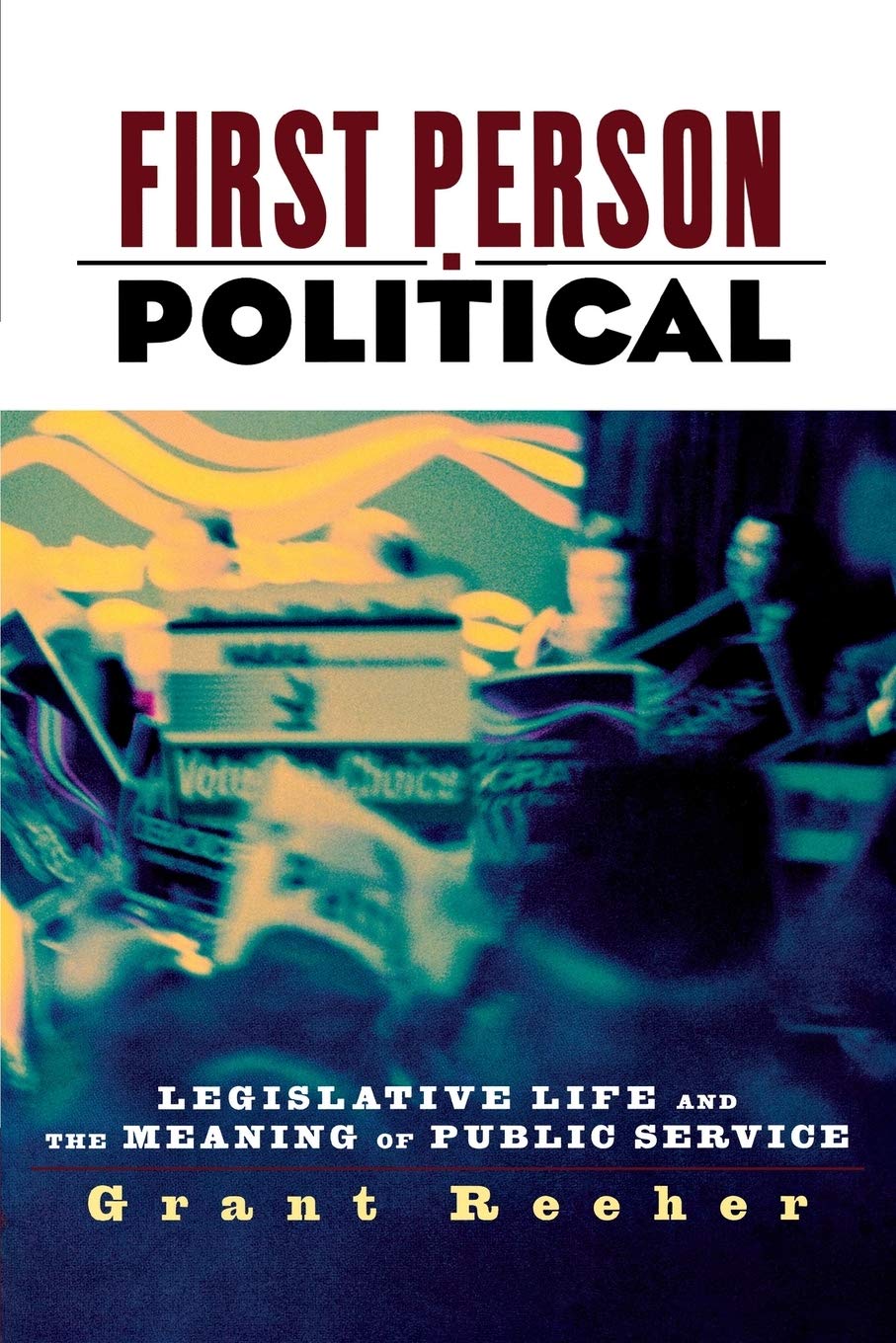 First Person Political: Legislative Life And The Meaning Of Public Service,Used