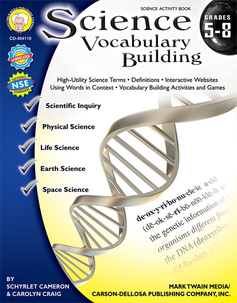 Science Vocabulary Building, Grades 5  8,Used