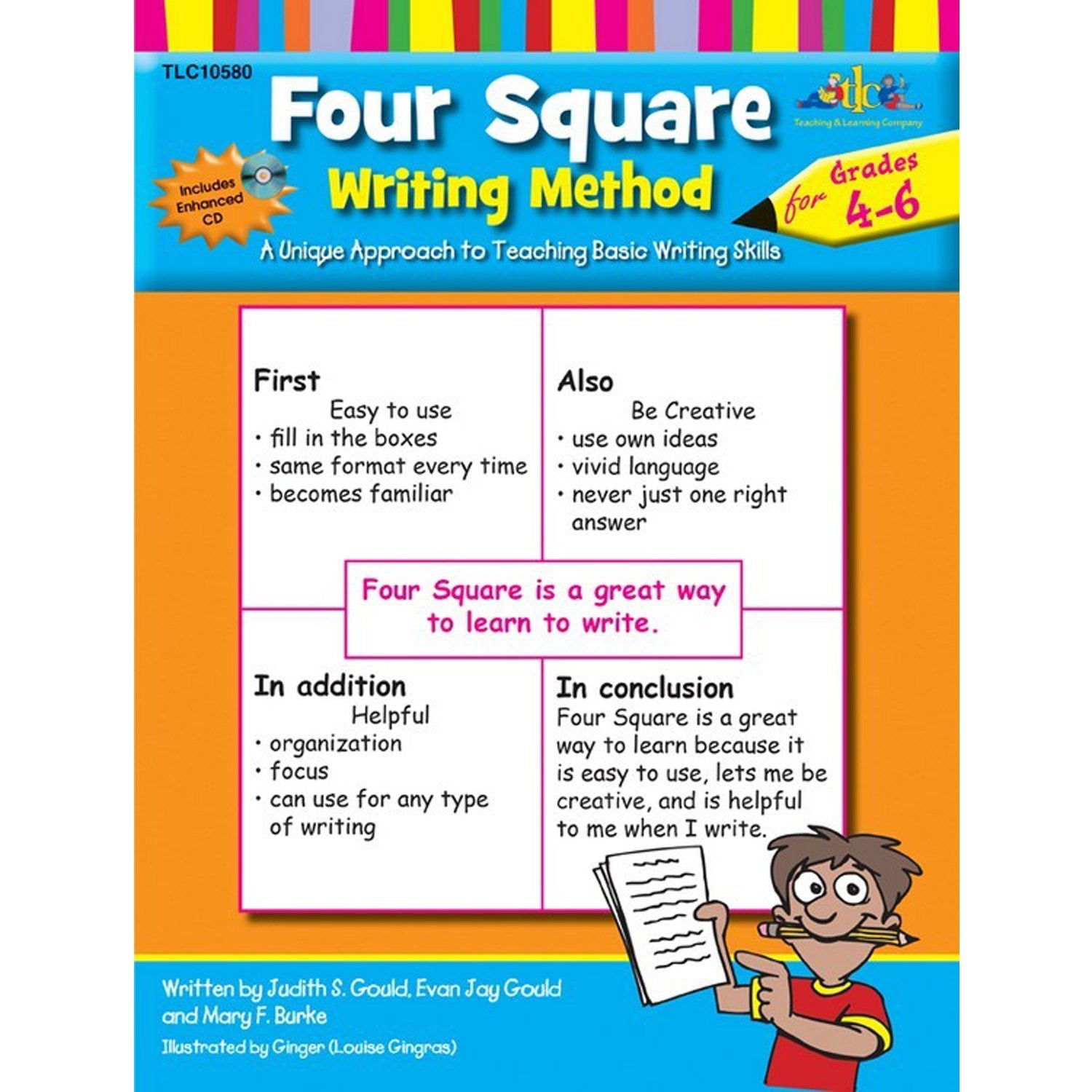 Four Square Writing Method Grades 46 w/ Enhanced CD,New