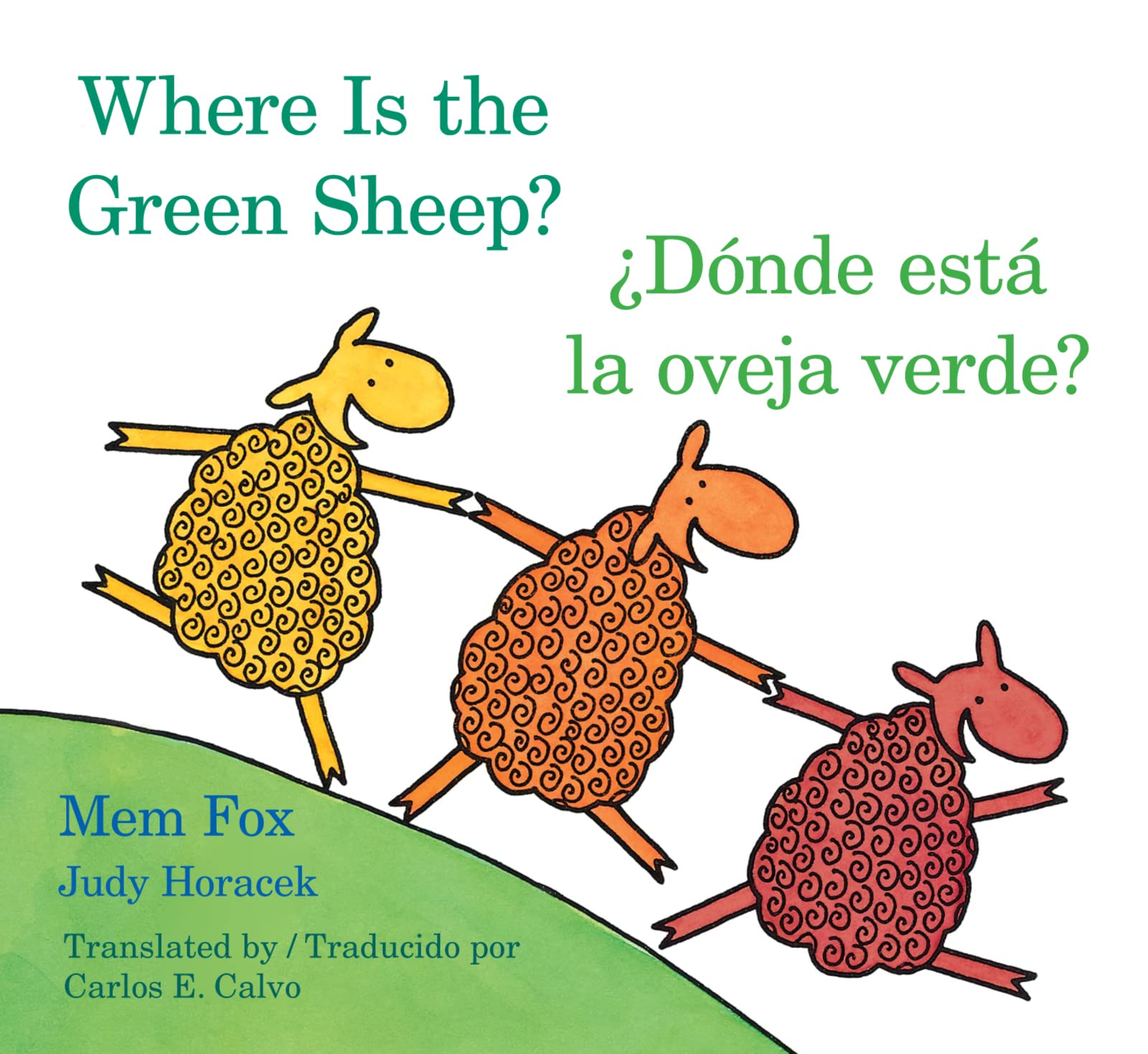 Where Is The Green Sheep?/Donde Esta La Oveja Verde? Board Book: Bilingual Englishspanish