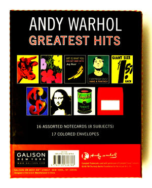 Andy Warhol Greatest Hits Keepsake Boxed Notecards,Used