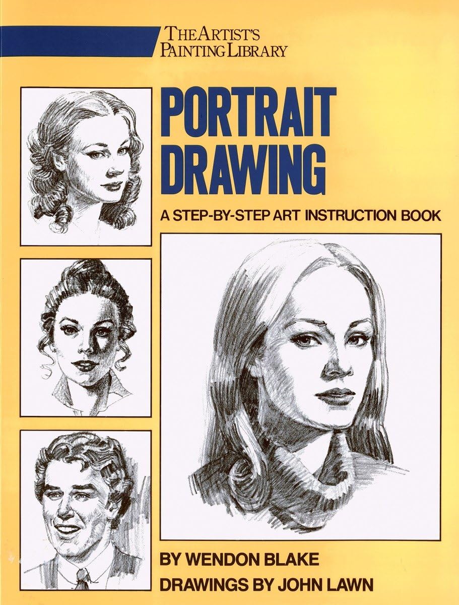 Portrait Drawing: A Stepbystep Art Instruction Book (Artist'S Painting Library),New