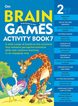 Activity Book : Brain Games For Kids : Brain Games Activity Book Level 2 : Book-7