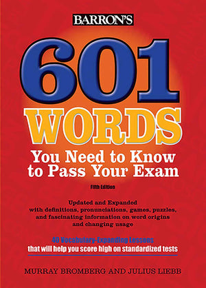 601 Words You Need to Know to Pass Your Exam,Used
