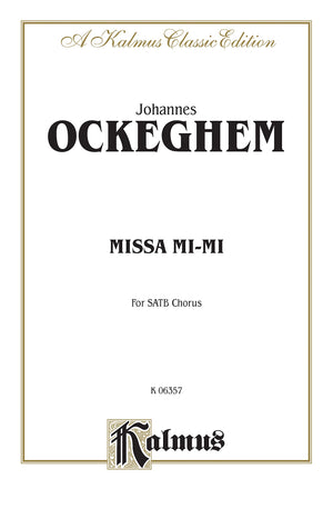 Missa MiMi: SATB, a cappella (Latin Language Edition) (Kalmus Edition) (Latin Edition),Used