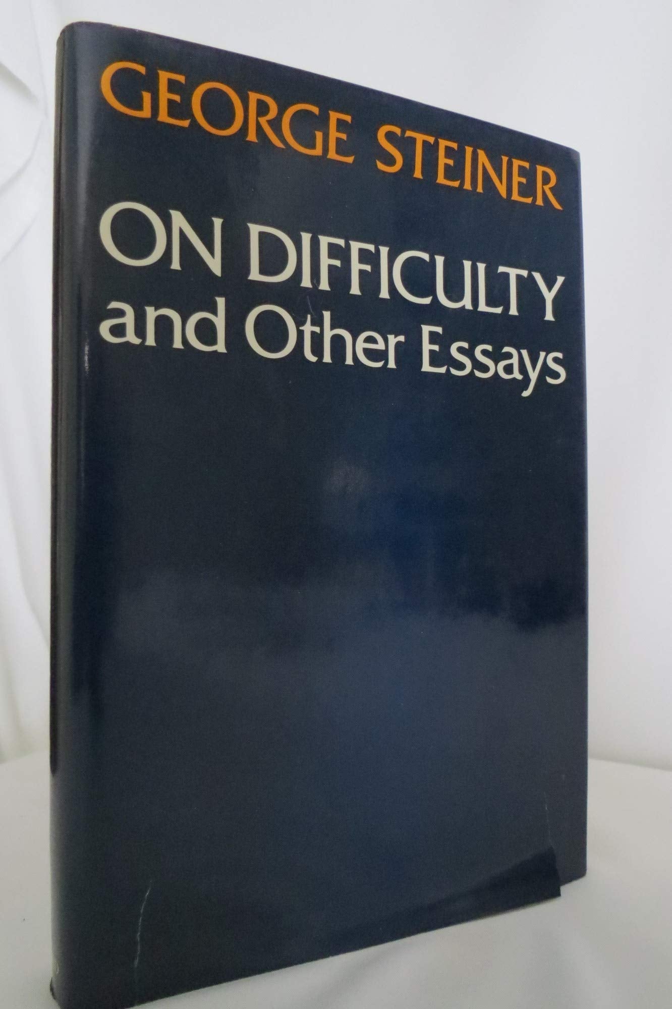 On Difficulty and Other Essays,Used