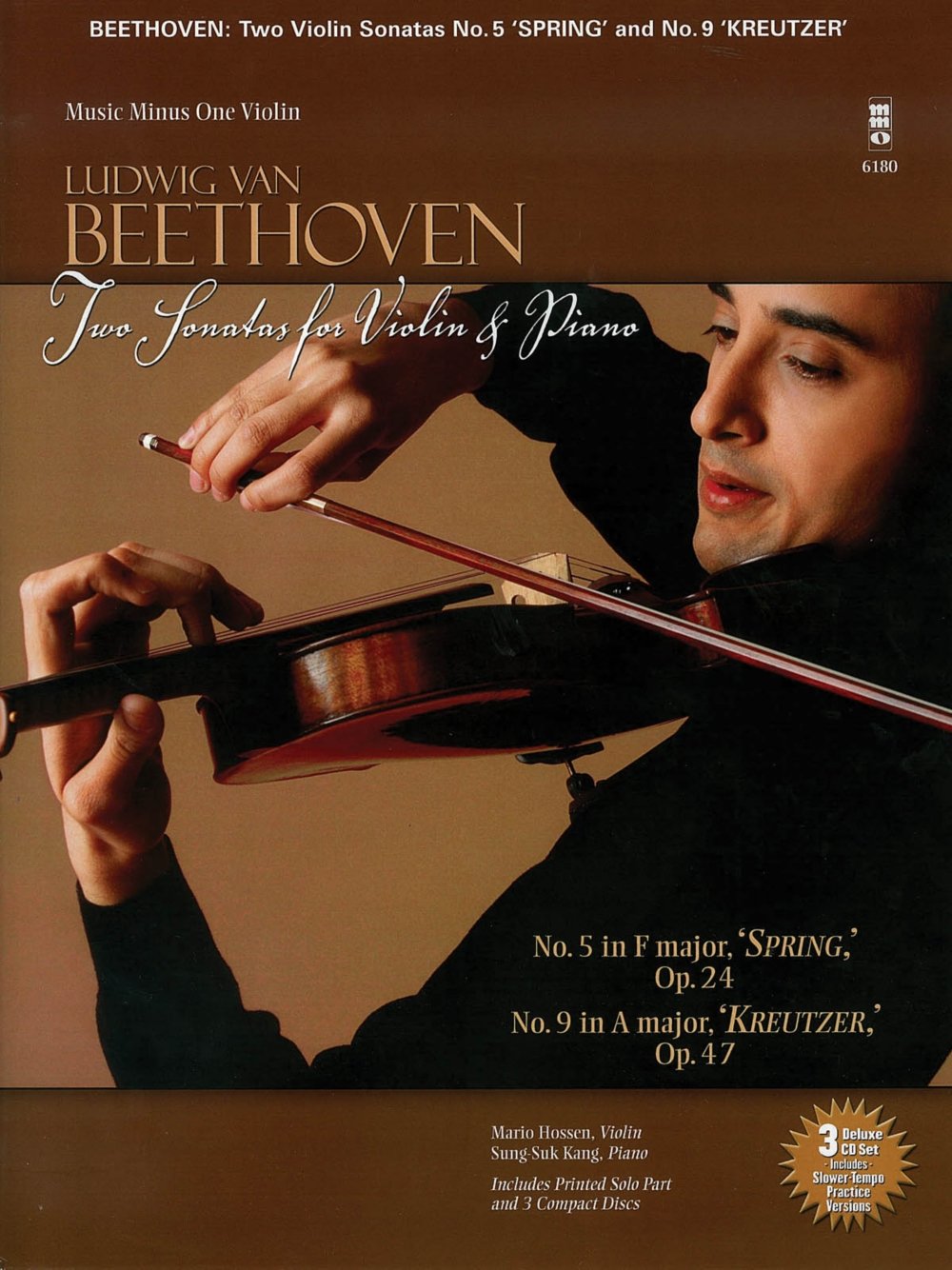 Beethoven  Two Sonatas for Violin and Piano: Music Minus One Violin (Music Minus One (Numbered)),Used