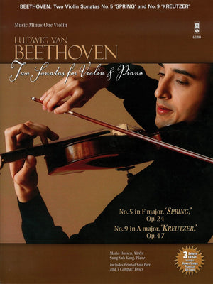 Beethoven  Two Sonatas for Violin and Piano: Music Minus One Violin (Music Minus One (Numbered)),Used