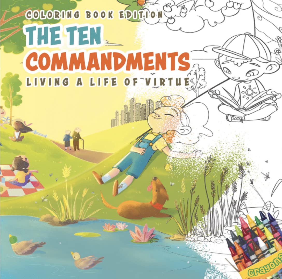 The Ten Commandments: Coloring Book Edition,Used