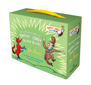 Little Green Boxed Set of Bright and Early Board Books: Fox in Socks; Mr. Brown Can Moo! Can You?; Theres a Wocket in My Pocket!; Dr. Seusss ABC (Bright & Early Board Books)-New