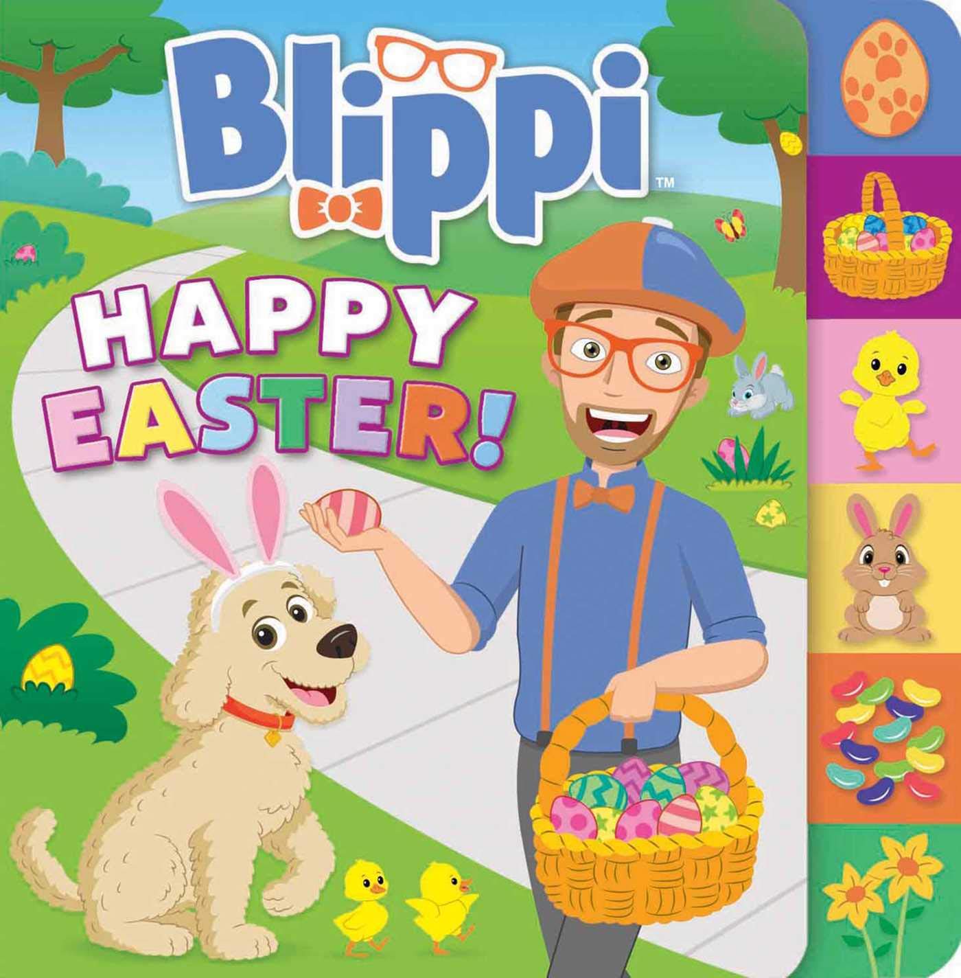 Blippi: Happy Easter! (Board Books with Tabs),New