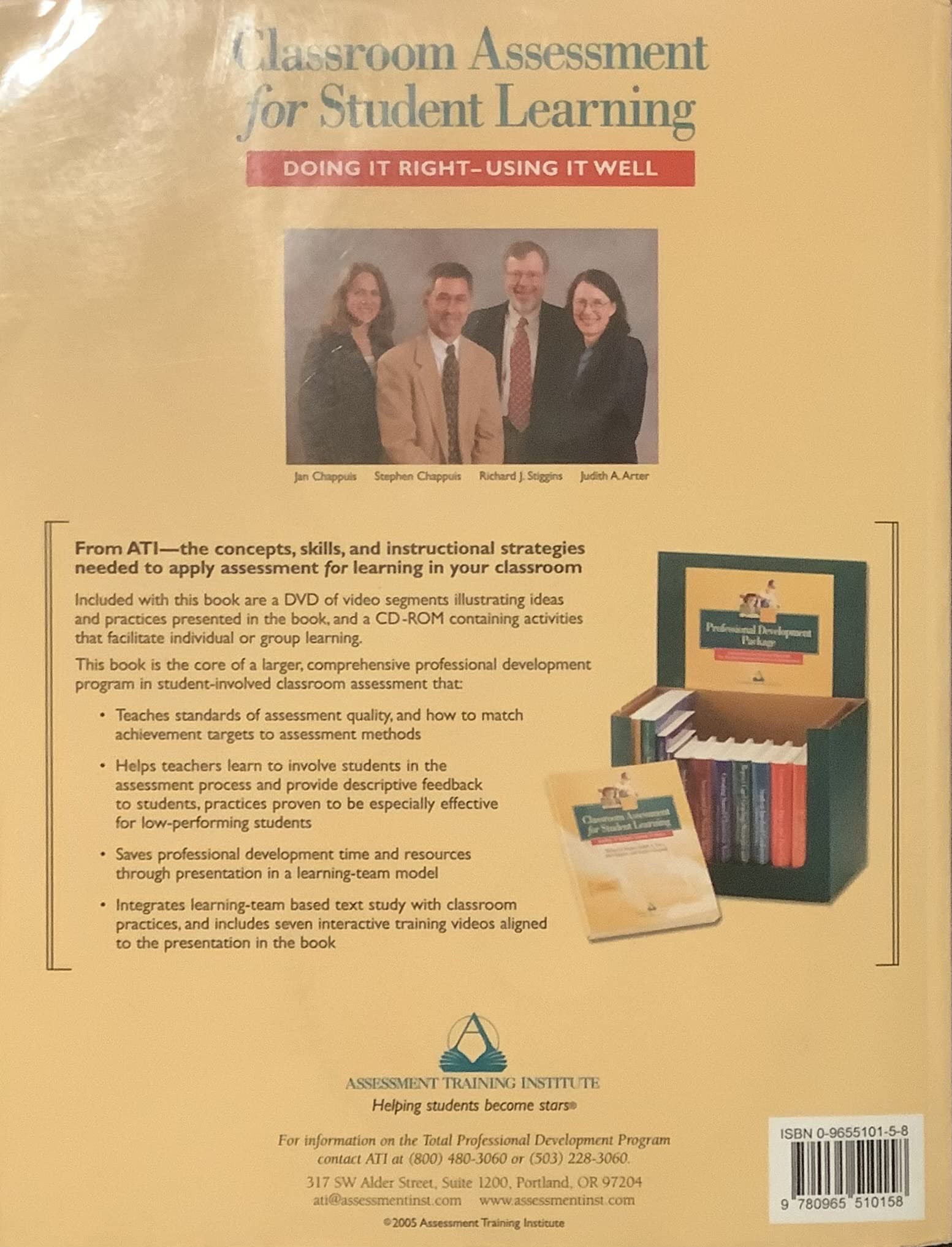 Classroom Assessment For Student Learning: Doing It Right  Using It Well,Used