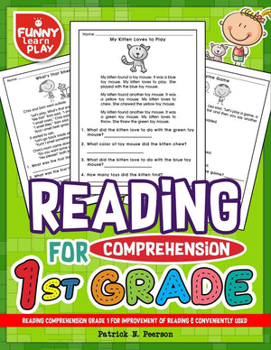 Reading Comprehension Grade 1 For Improvement Of Reading & Conveniently Used: 1St Grade Reading Comprehension Workbooks For 1St,New