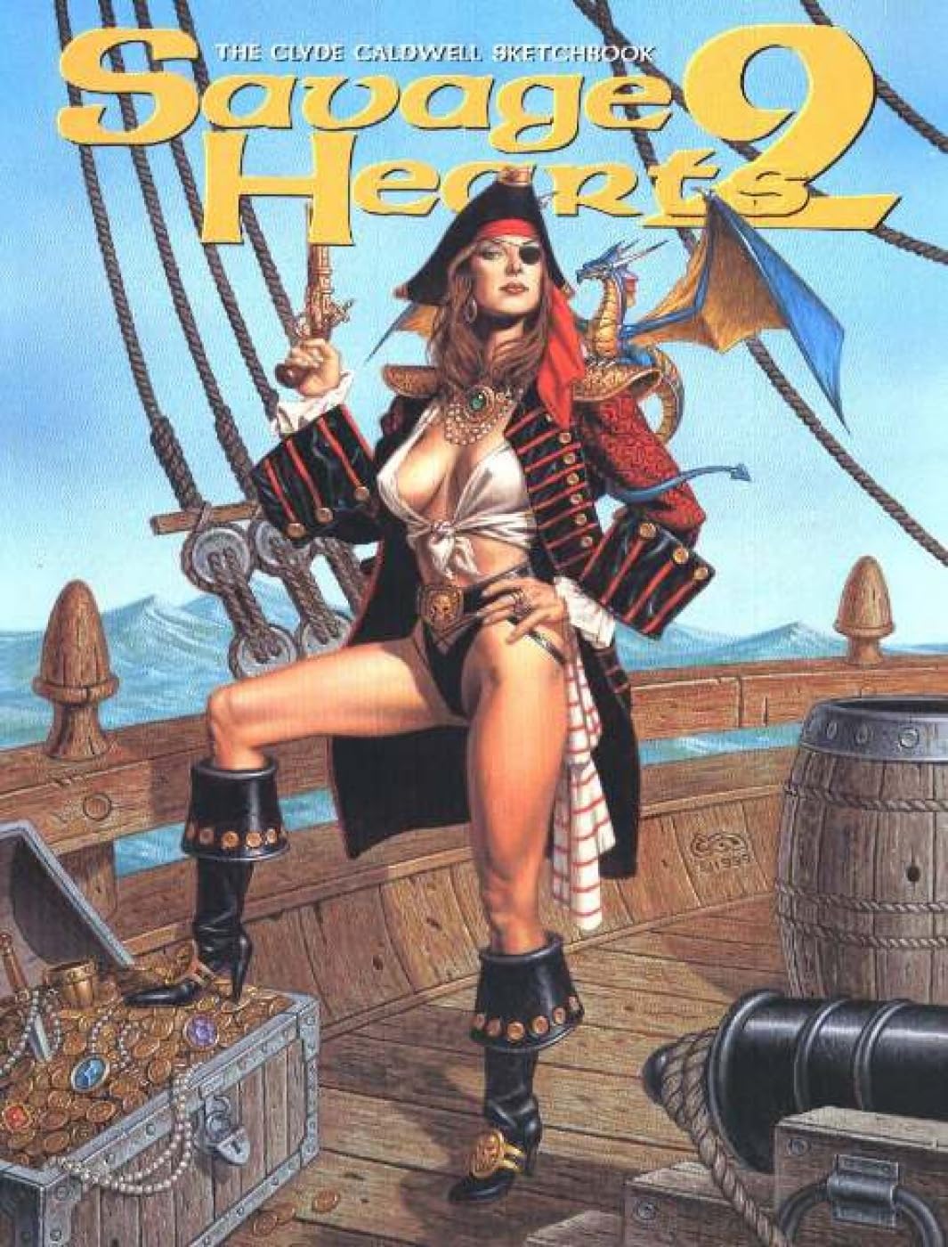 Savage Hearts Volume Two: The Clyde Caldwell Sketchbook-new
