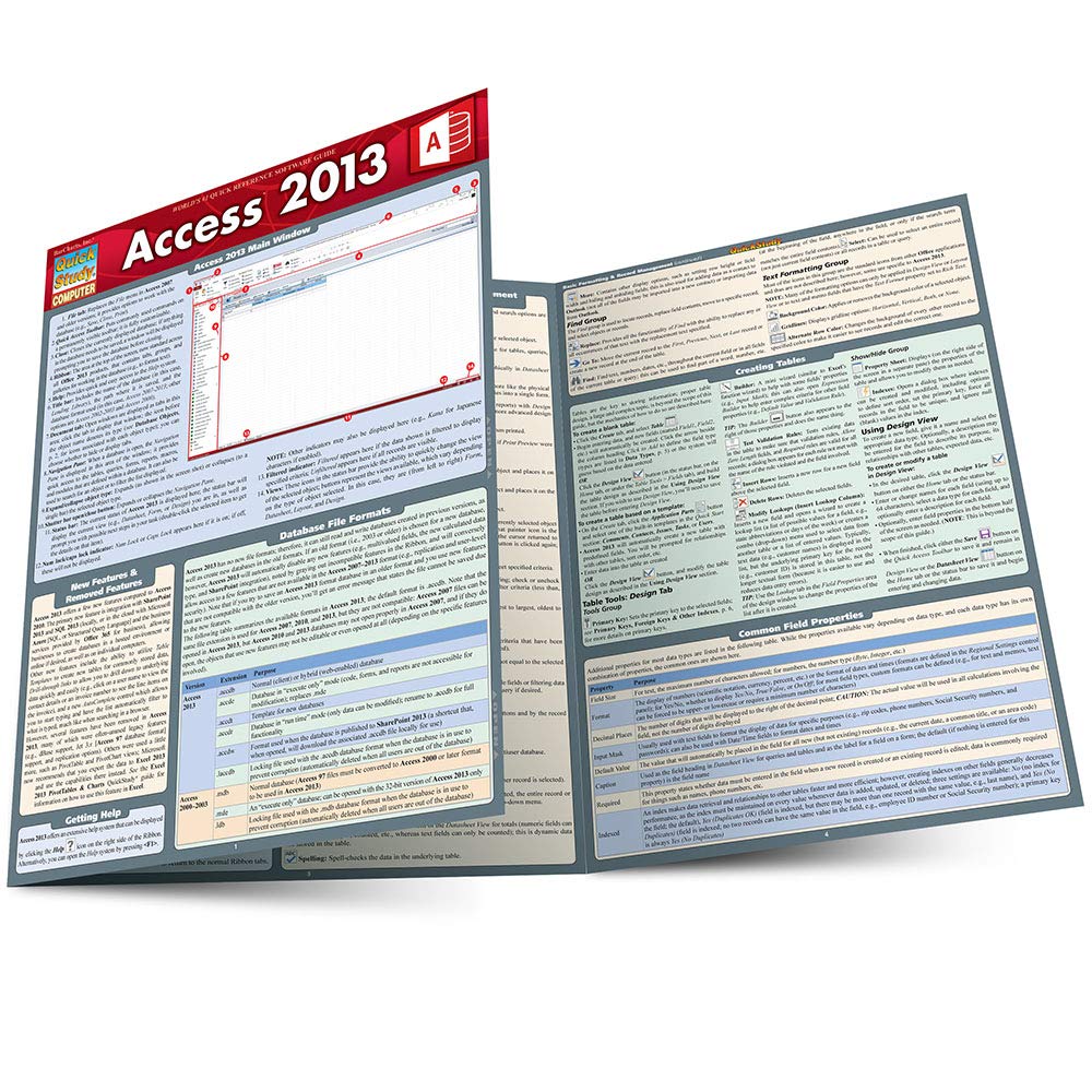 Access 2013 (Quick Study Computer),Used
