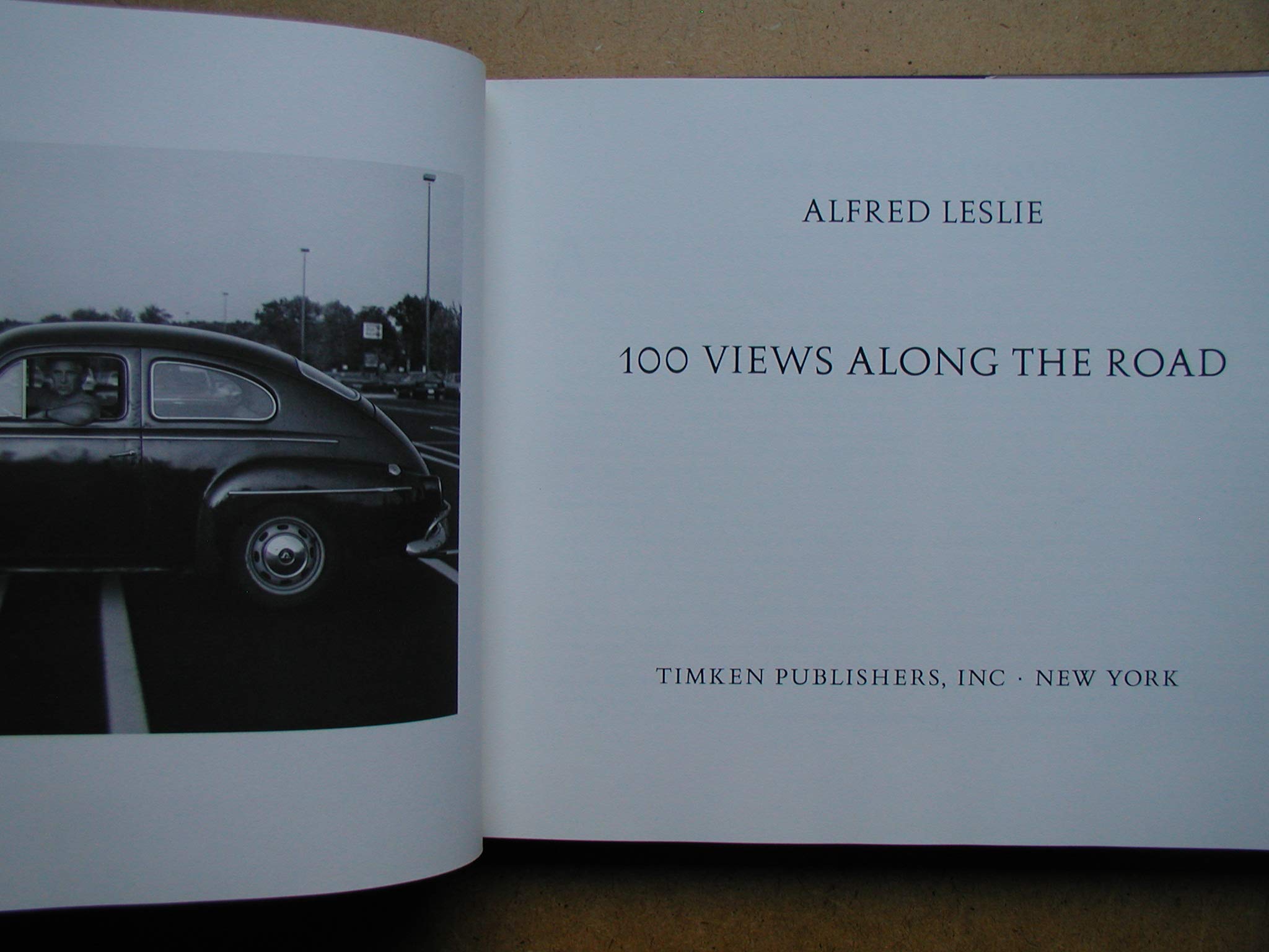 100 Views Along the Road: Watercolors by Alfred Leslie,Used