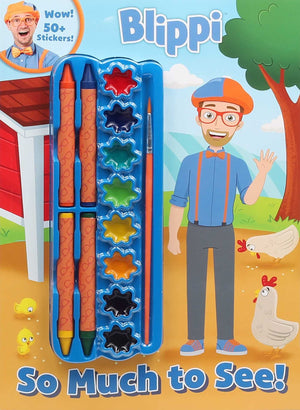 Blippi: So Much to See! (Color & Activity with Crayons and Paint),Used