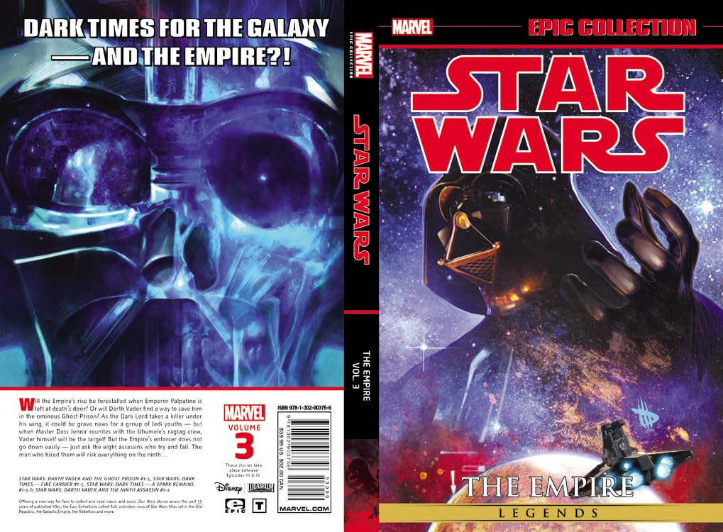 STAR WARS LEGENDS EPIC COLLECTION: THE EMPIRE VOL. 3 (Epic Collection: Star Wars Legends: The Empire, 3),Used
