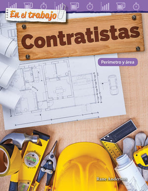 En el trabajo: Contratistas: Permetro y rea (Mathematics in the Real World) (Spanish Edition),Used