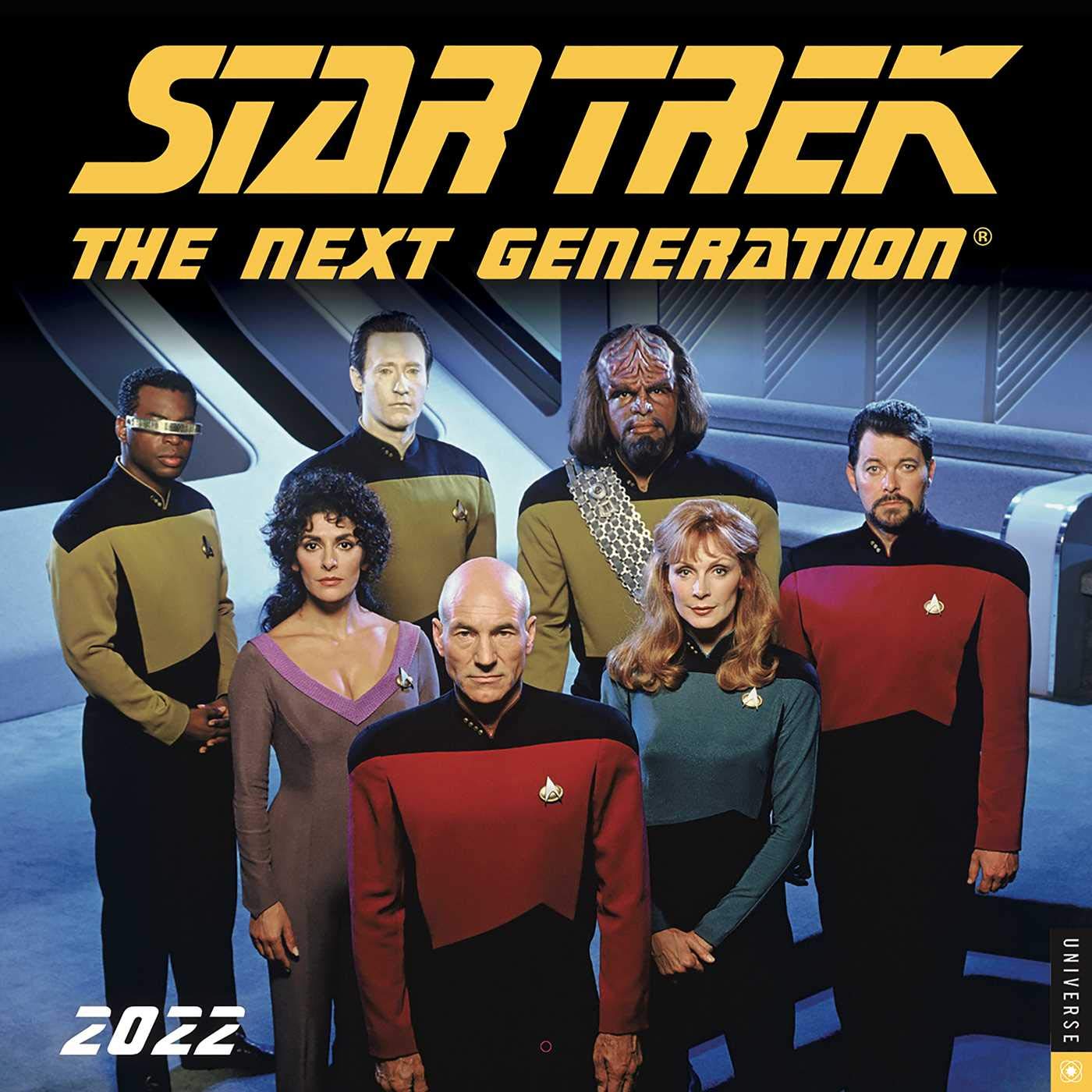 Star Trek: The Next Generation 2022 Wall Calendar,Used