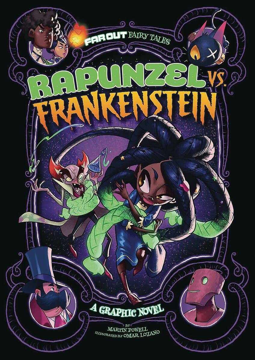 Rapunzel vs. Frankenstein: A Graphic Novel (Far Out Fairy Tales),New