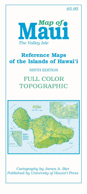 Map of Maui: The Valley Isle (Reference Maps of the Islands of Hawaii),Used