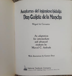 Aventuras del Ingenioso Hidalgo Don Quijote de la Mancha,Used