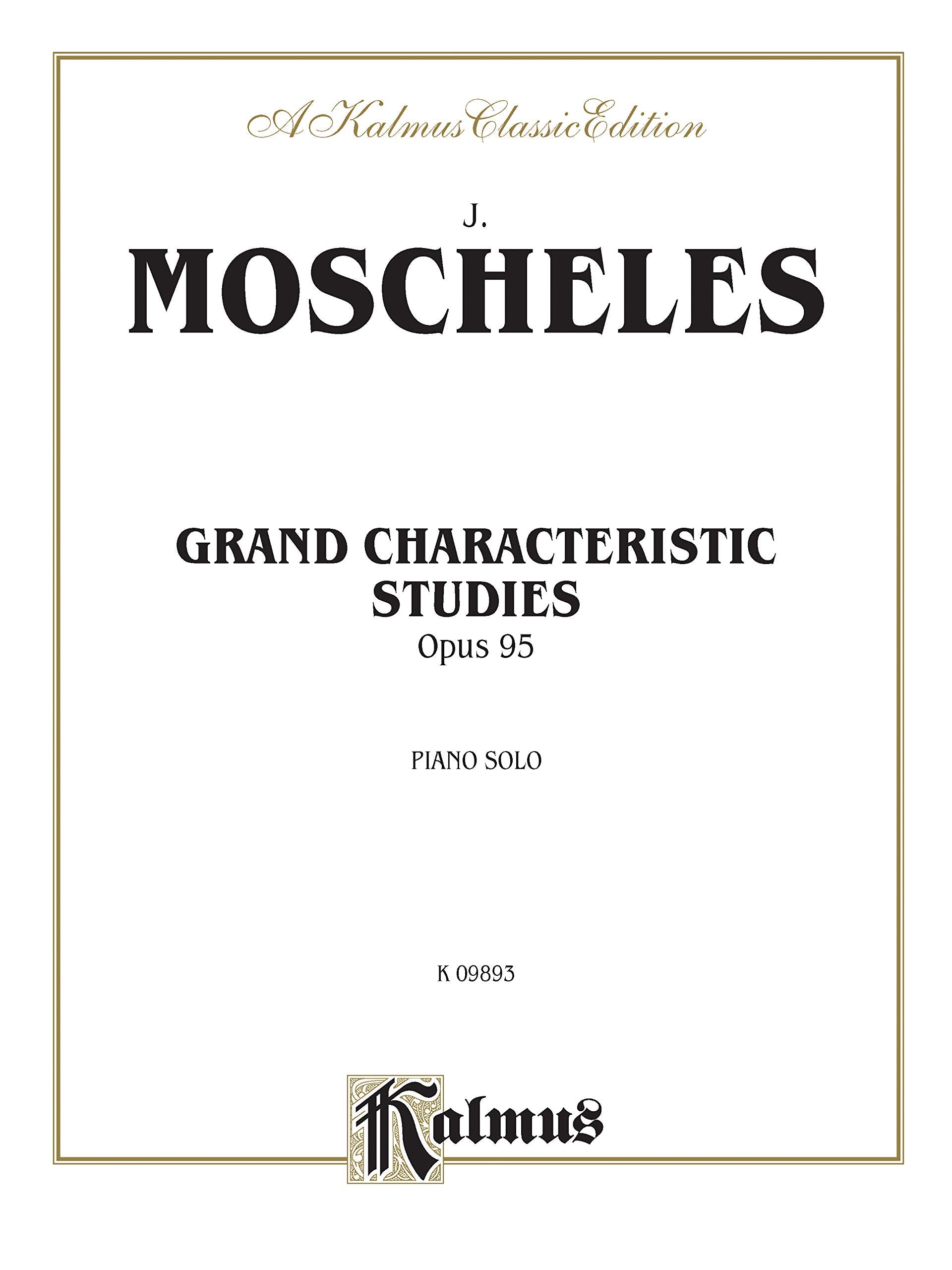 Grand Characteristic Studies, Op. 95 (Kalmus Edition),Used