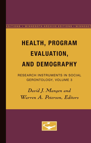 Health, Program Evaluation, And Demography,Used