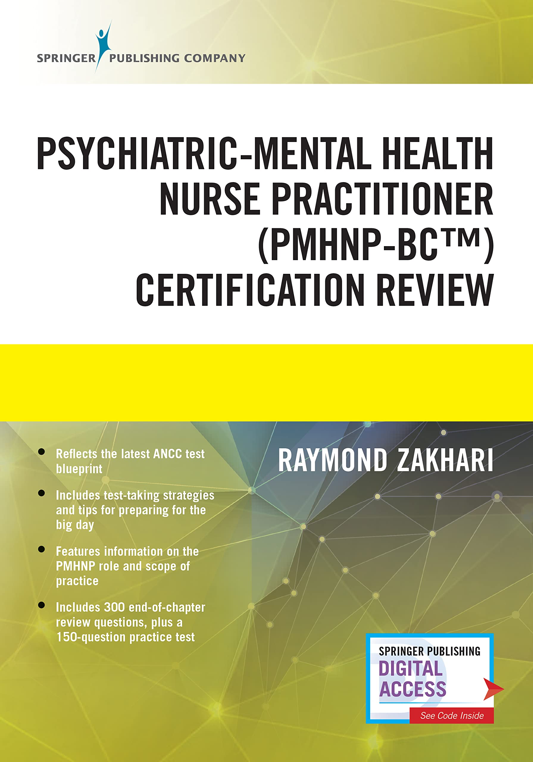 The PsychiatricMental Health Nurse Practitioner Certification Review Manual  Mental Health Book Uses Outline Format, Highlight,Used